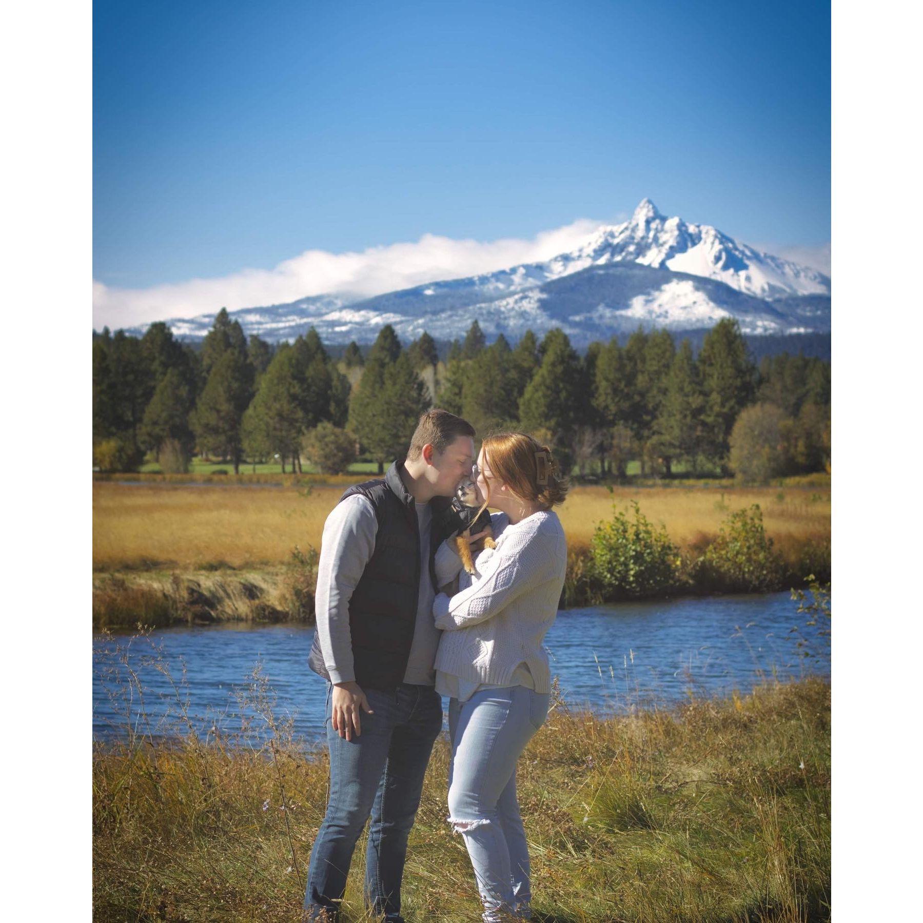 Austin, Kayla and Buddy.