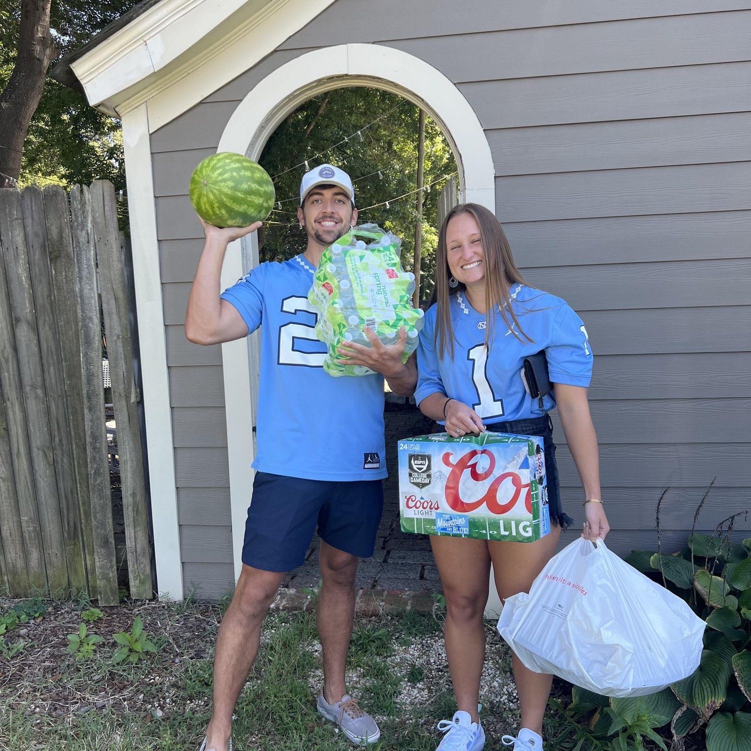 G's full conversion to a Carolina fan (a non-negotiable)