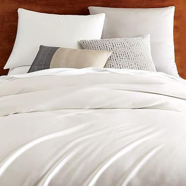 Tencel King Sham, Stone White