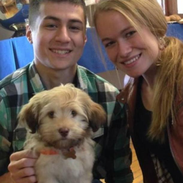 Some puppy therapy with Bosco at Allegheny