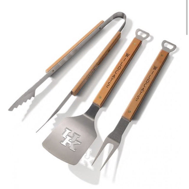 Kentucky Wildcats 3 Piece BBQ Tool Set
