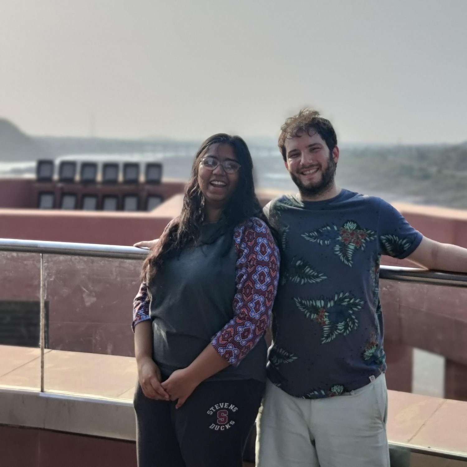 At Statue of Unity in India