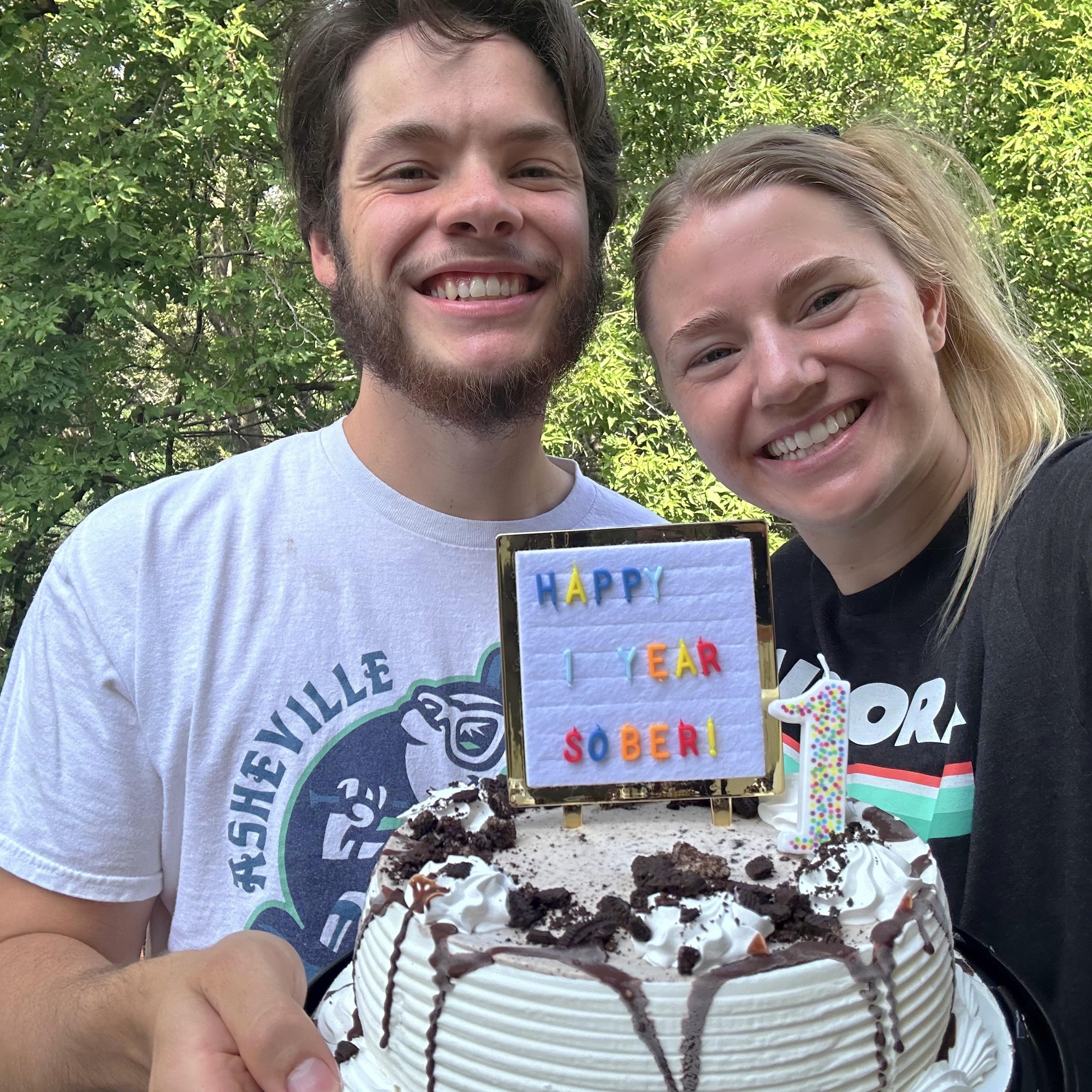 Celebrated our first year of sobriety in August 2024