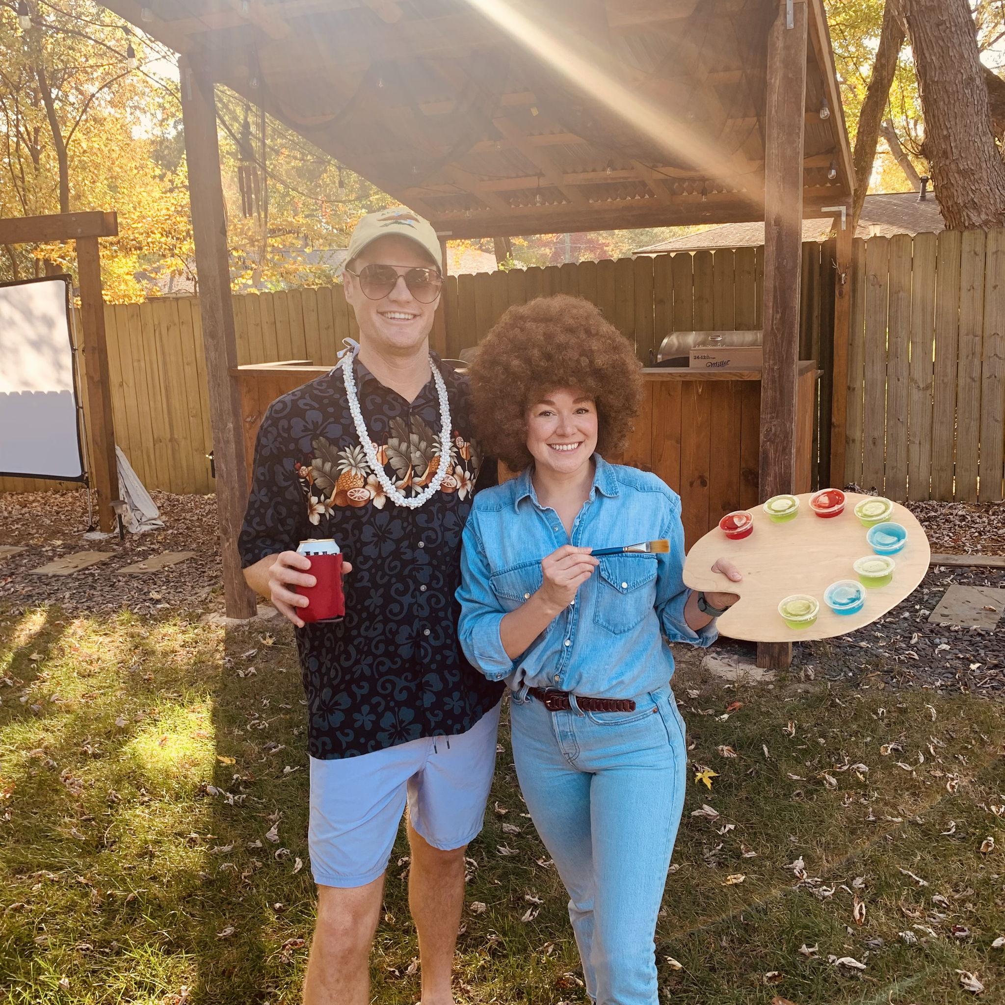 Two legends - Jimmy Buffett and Bob Ross