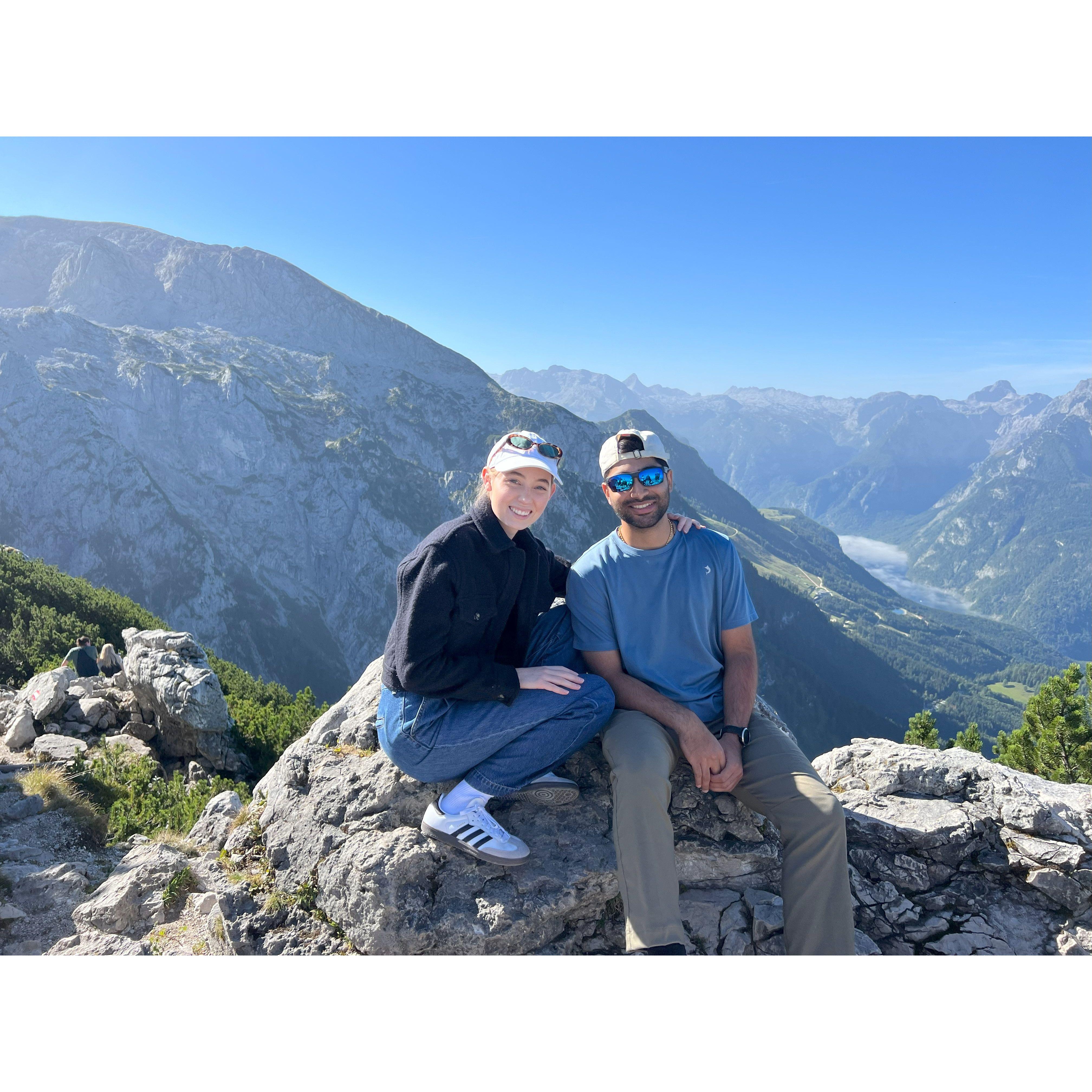 Family trip to Europe, Photo taken in German Alps - Fall 2023