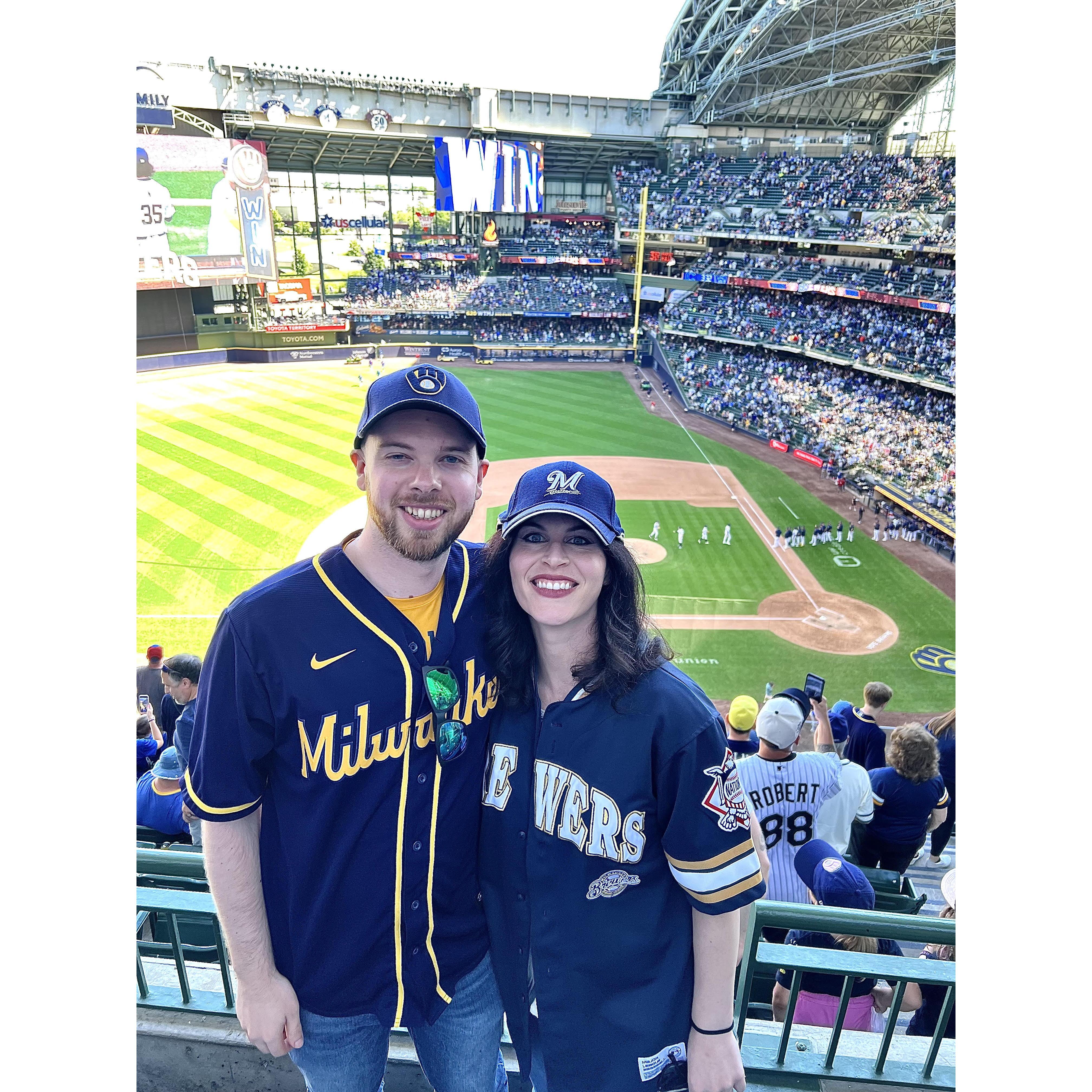 B's first Brewers game