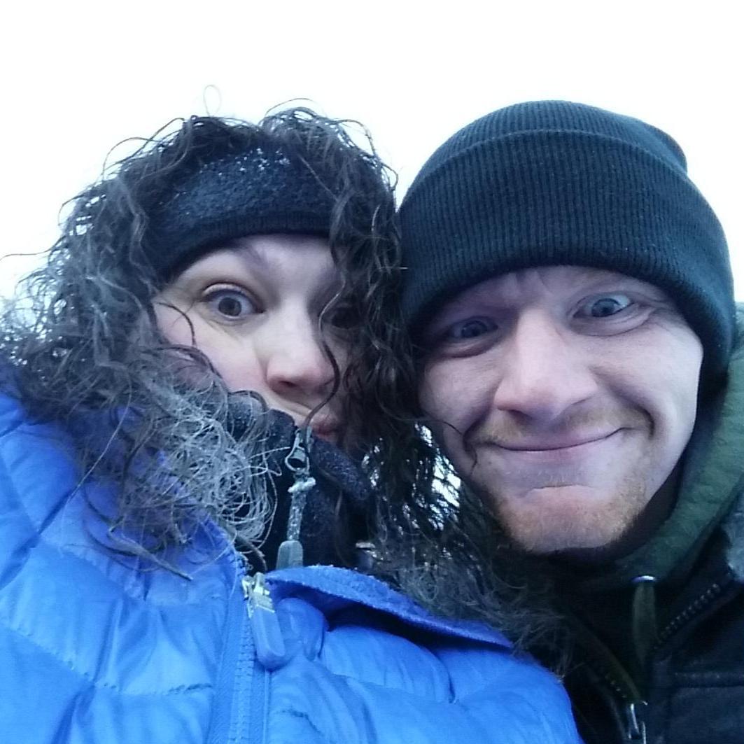 First New Years in Grand Lake... Christina's hair kept freezing on our many snowshoes!!! Jan 2016