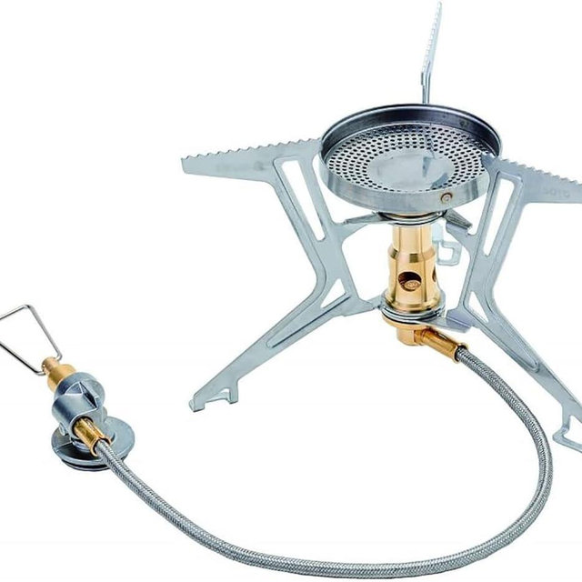 SOTO Fusion Trek Detachable Compact & Portable Camping Gas Stove with Micro Regulator Valve System, Wind-Resistance Backpacking Stove for Outdoors, Hiking, Cooking - Shipped Empty