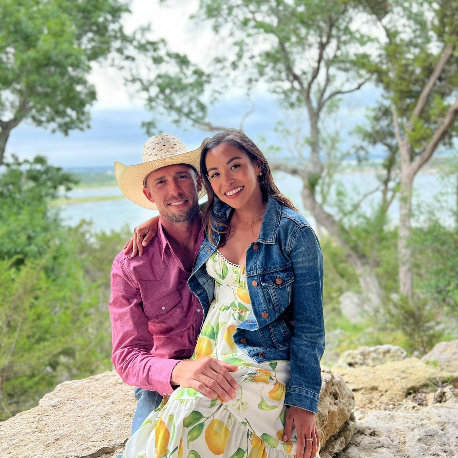Our first official photo taken in 2023 in Canyon Lake ☺️