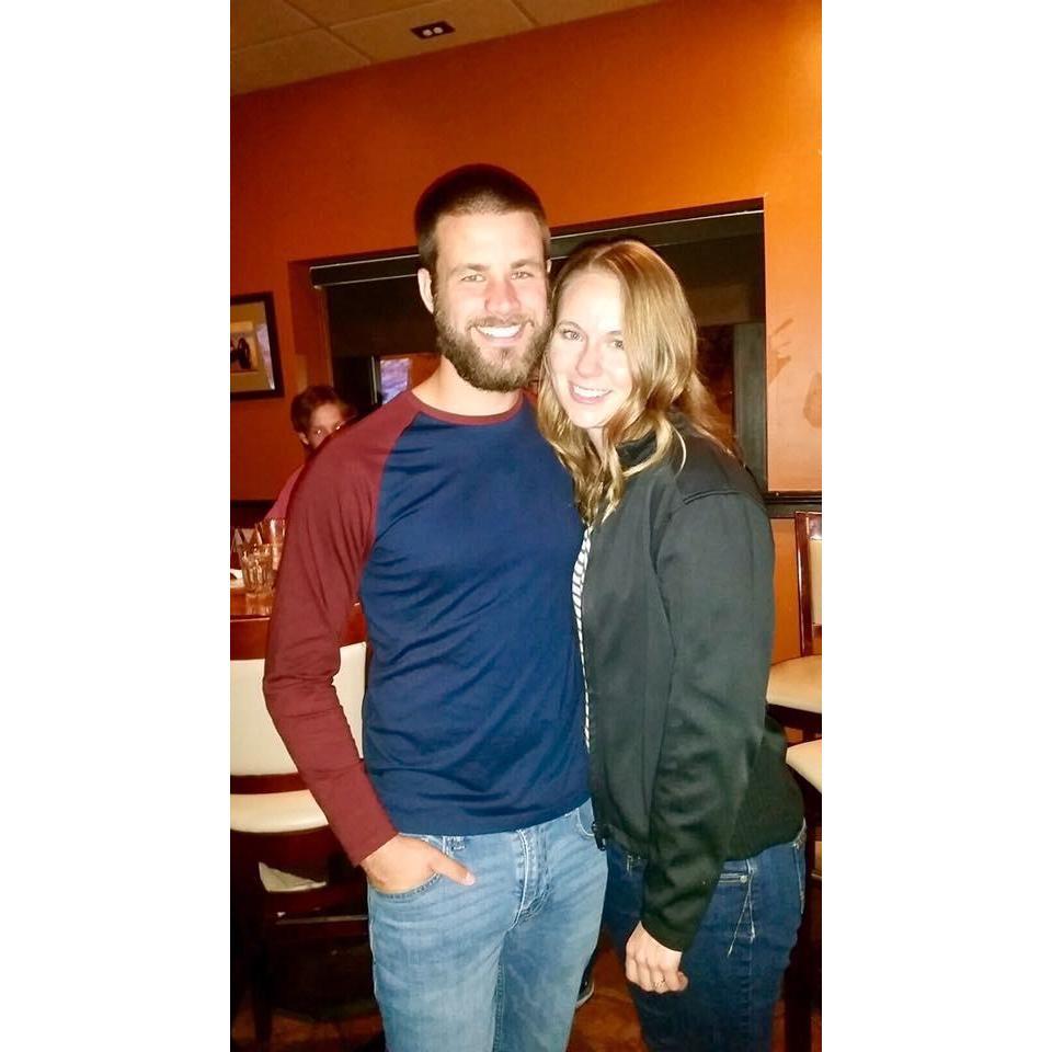 One of the earliest photos I have of us back in 2016.