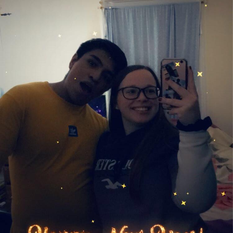 Our first New Year together and a year of knowing each other.