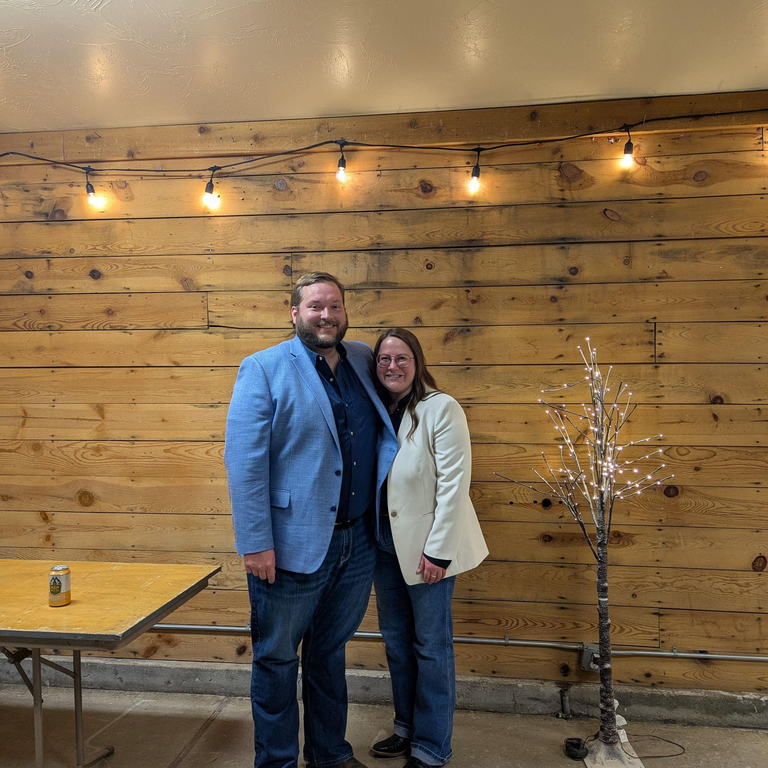 Formal Work Events Together... Big Step. Don't Ask About The Sport Coat
