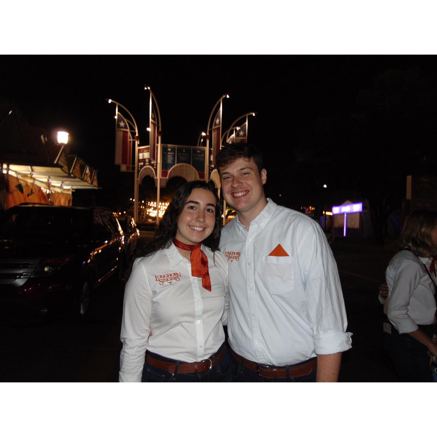 We went to Dallas for TX OU weekend with Longhorn Singers in 2023 and it was awesome.