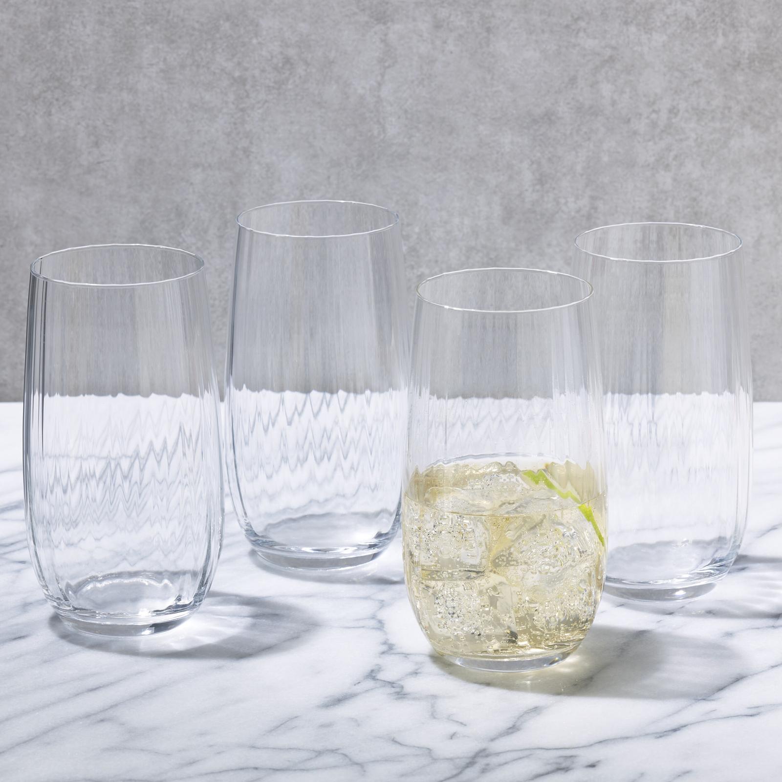 Mikasa Party 10 Ounce Stemless Martini Glass 4-Piece Set - Macy's