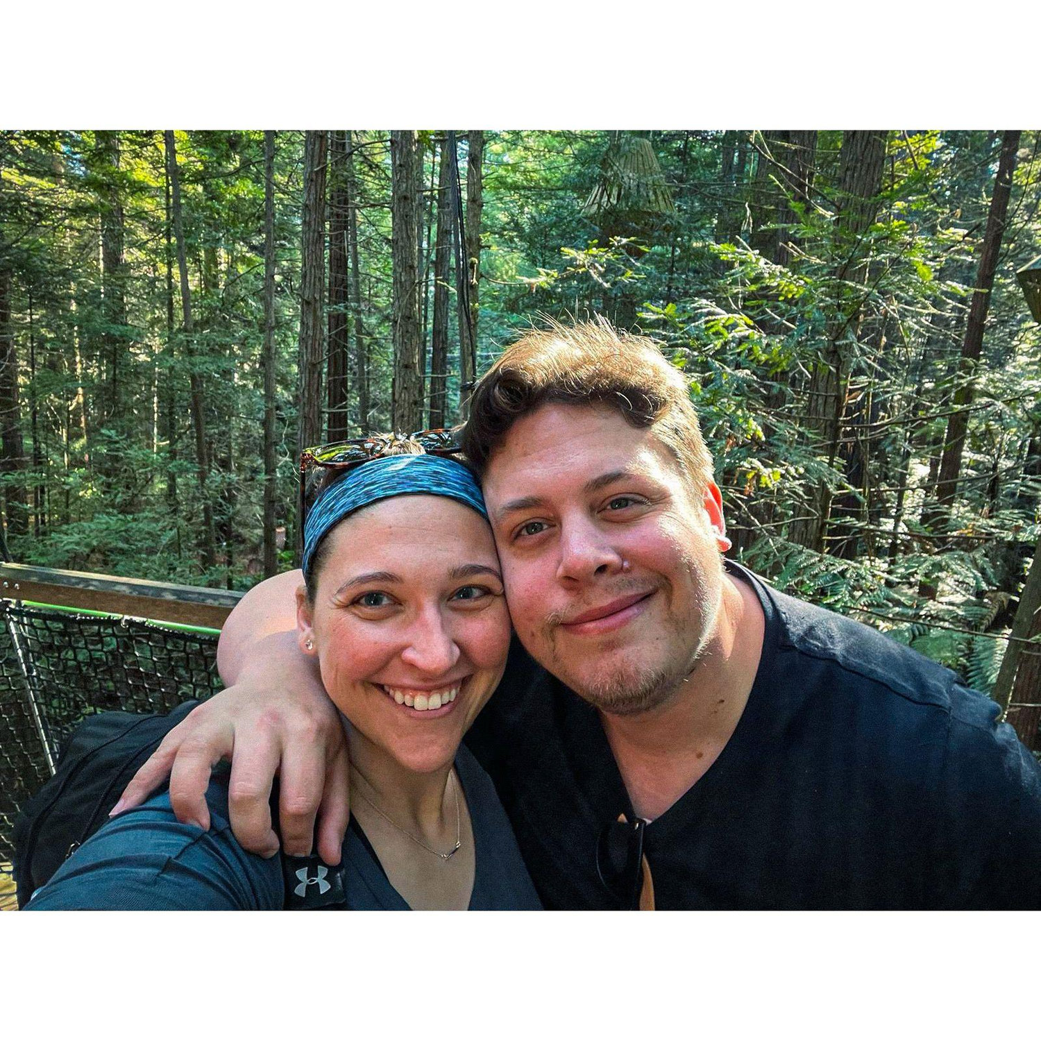 Above the Redwoods in New Zealand.