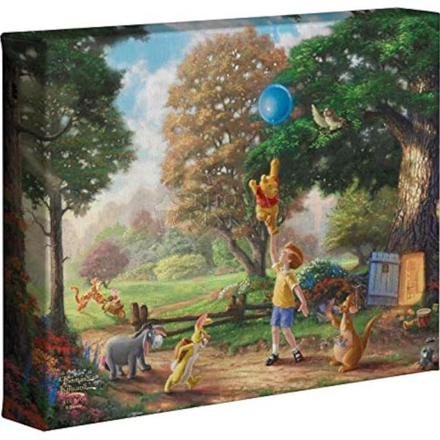Thomas Kinkade Studios Disney Winnie the Pooh II 8" x 10" Gallery Wrapped Canvas