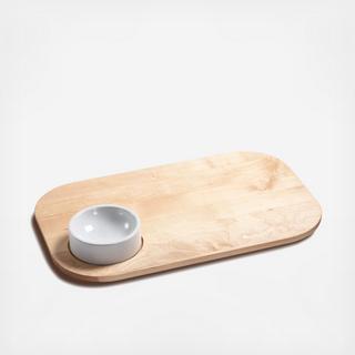 Bread & Oil Board with Bowl