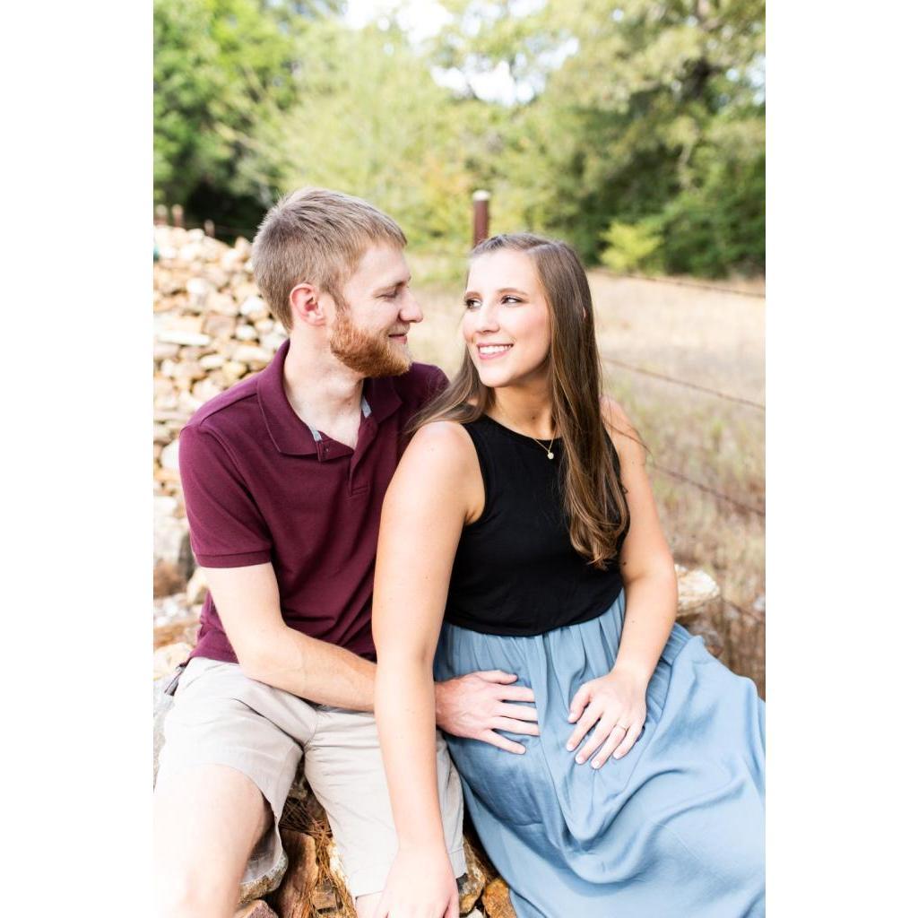 Engagement photos at Mel Mel's house-- October 2019