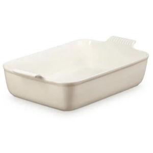 Le Creuset Heritage Deep Rectangular Lasagna Dish in Brioche