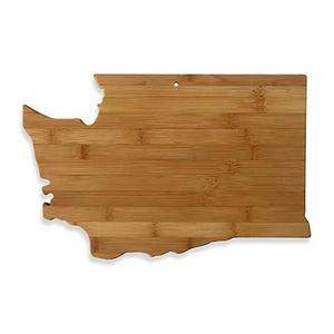 Totally Bamboo Washington State Shaped Cutting/Serving Board