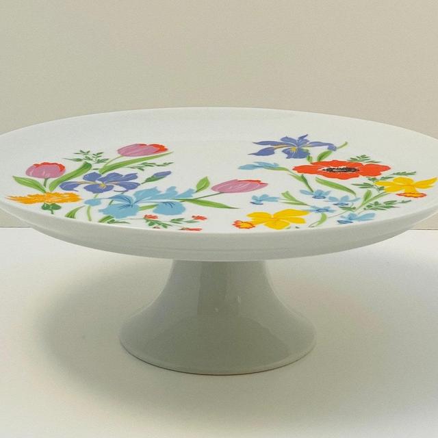 Vintage Floral Cake Stand