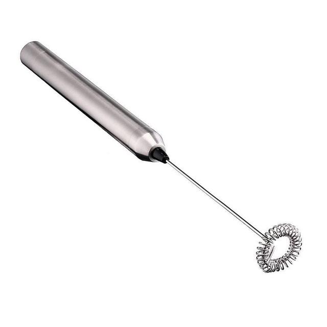 Aphse Milk Foamer Electric Milk Frother Portable Mini Mixer Machine Stainless Steel Touch Handheld Espresso Mixer Battery Operated Frother Coffee Stirrer Maker for Hot Chocolate Latte Cappuccino Coffee