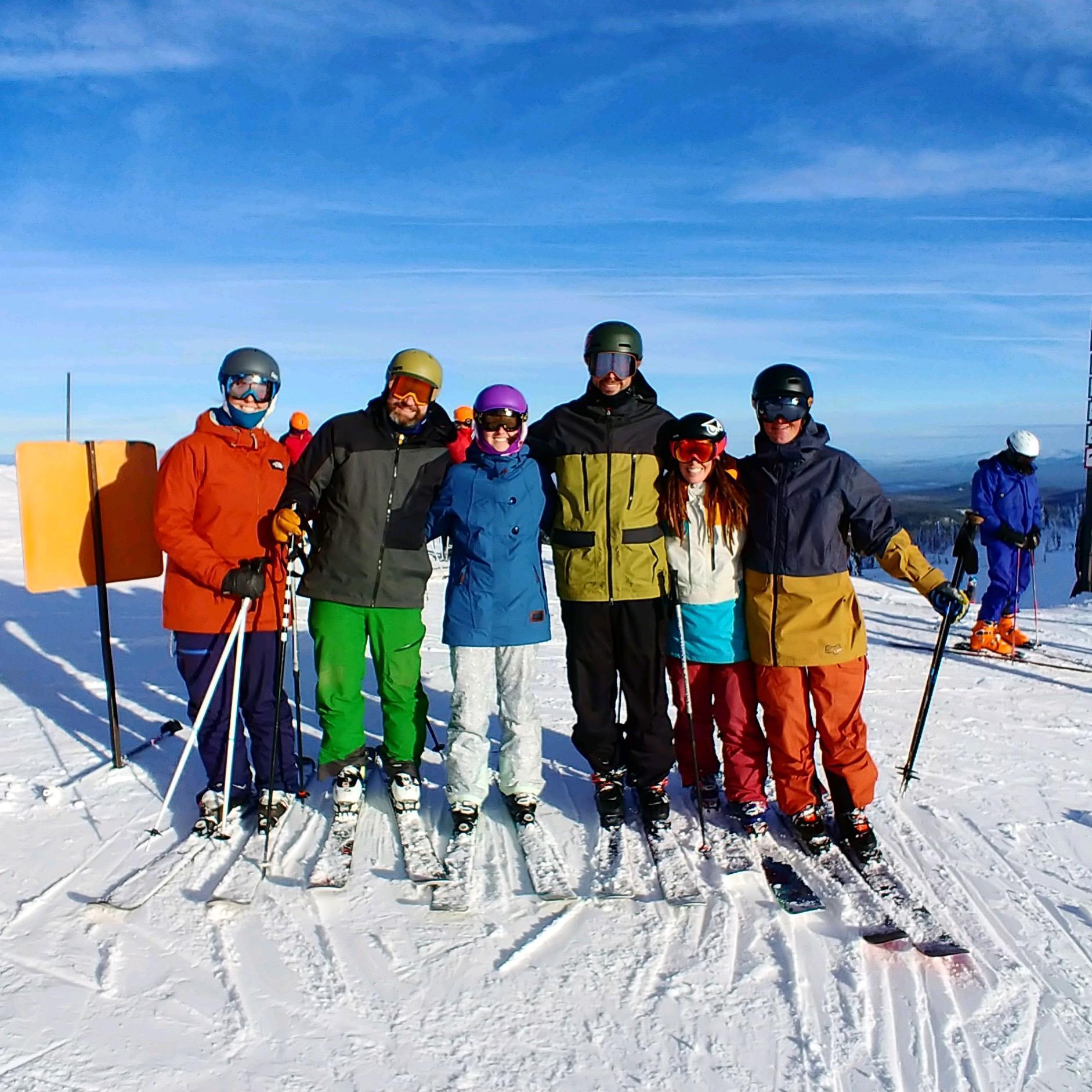Mt. Bachelor with friends