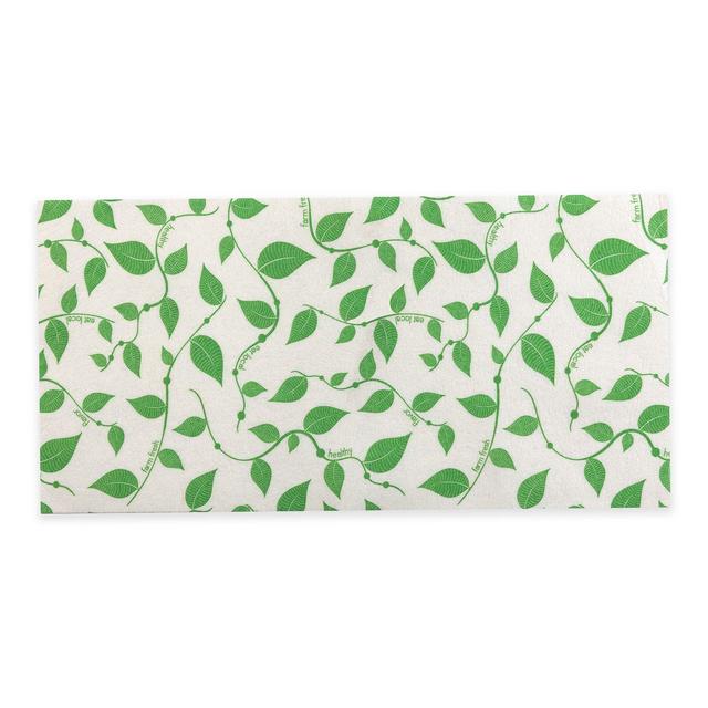 The Original 3-Pack Refrigerator Shelf Bin Liners in White/Green