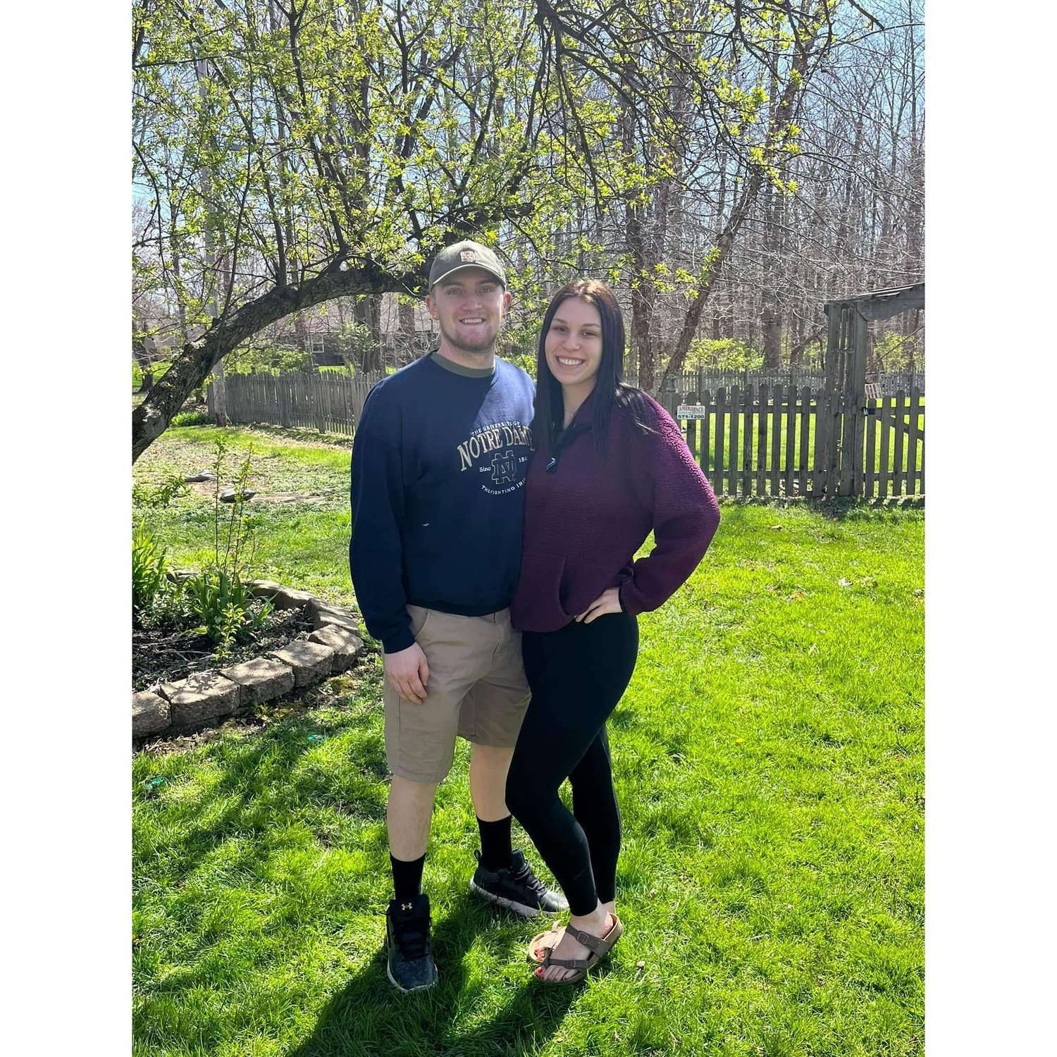 Our first Easter together as well as our very first picture ever taken together!