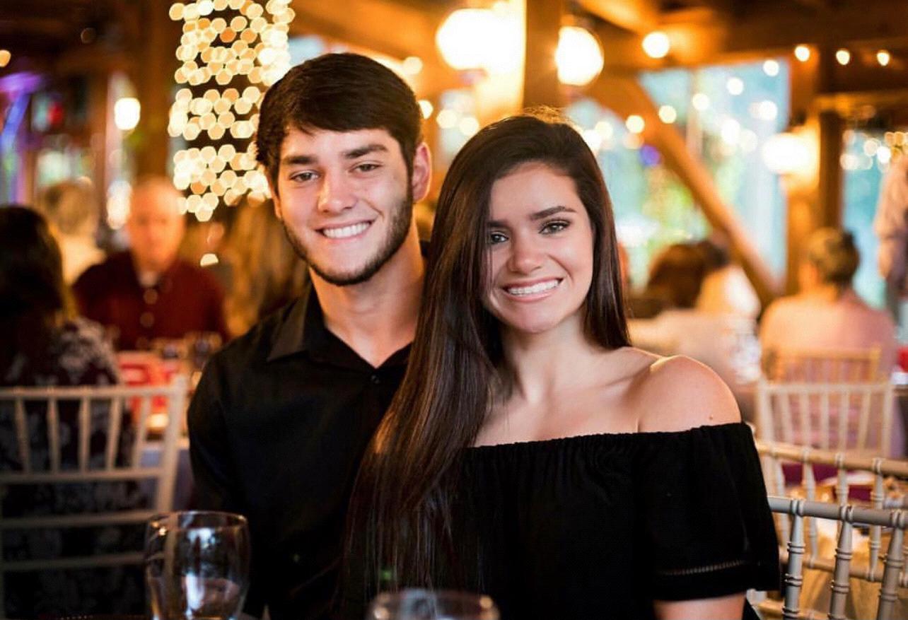 One of our first pictures taken together. We look like babies!