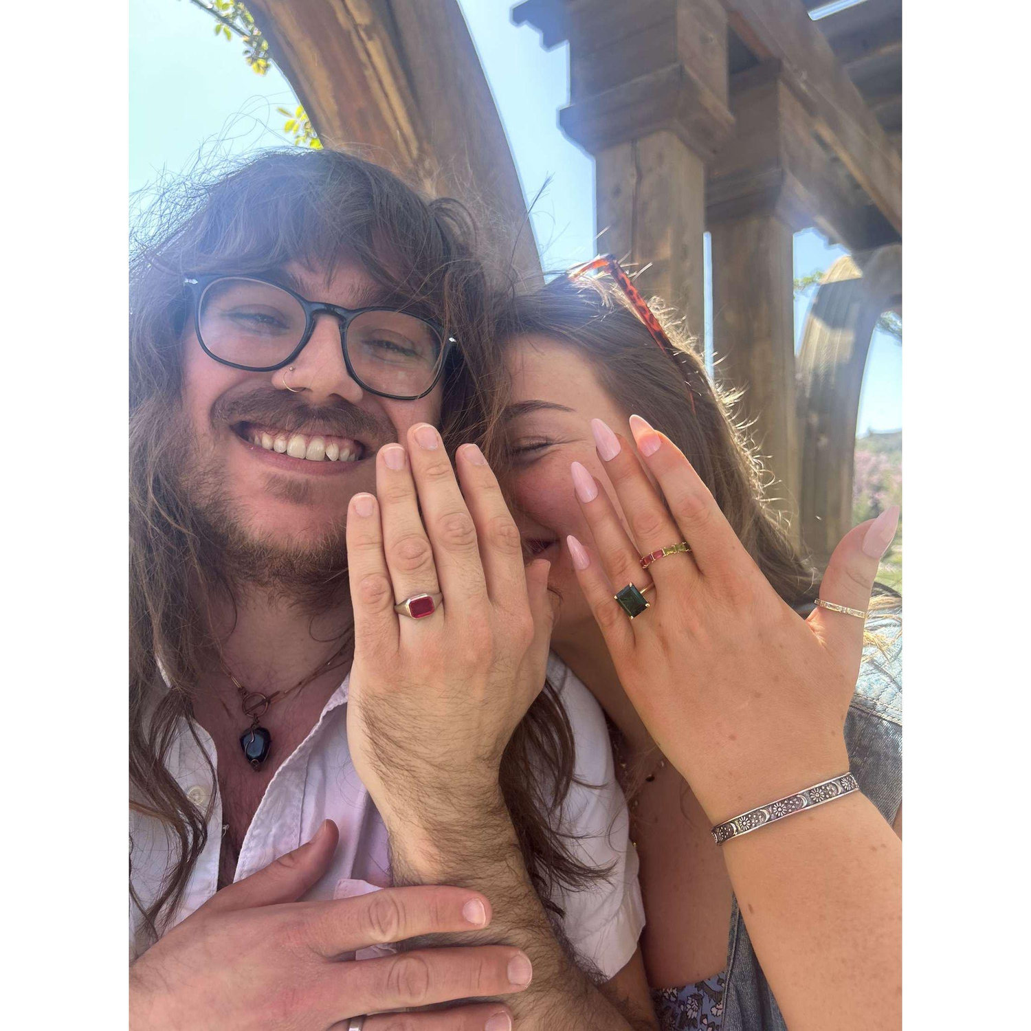 The day we got engaged!