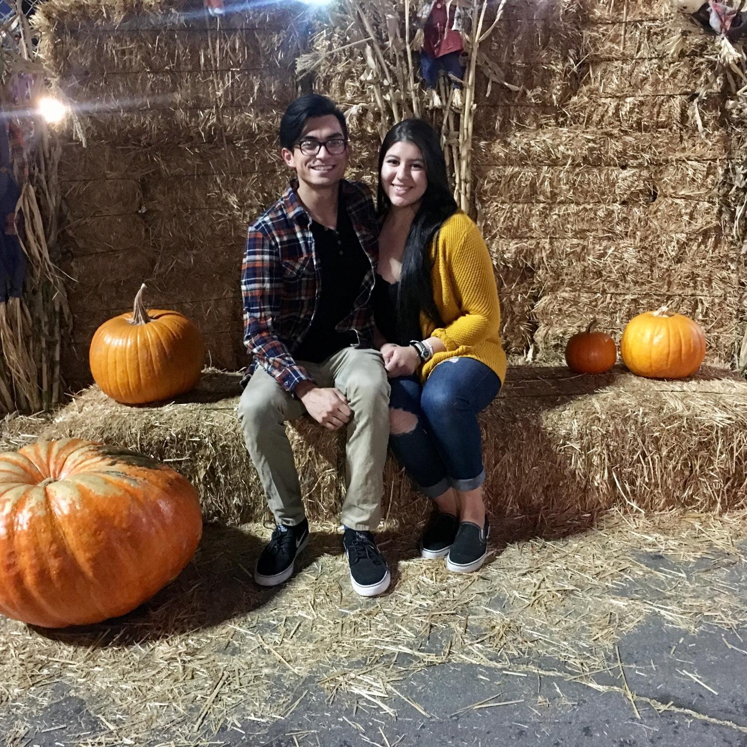 Our first picture together, October 19, 2016