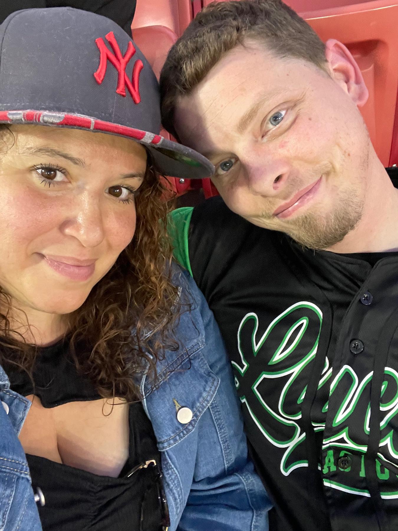 Baseball game at mudcats stadium.