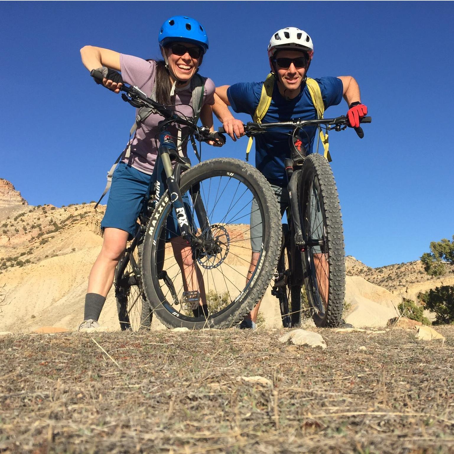 Advanced Selfie skills. Biking in Colorado!