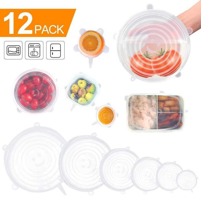 Goodsmiley Reusable Silicone Stretch and Seal Lids