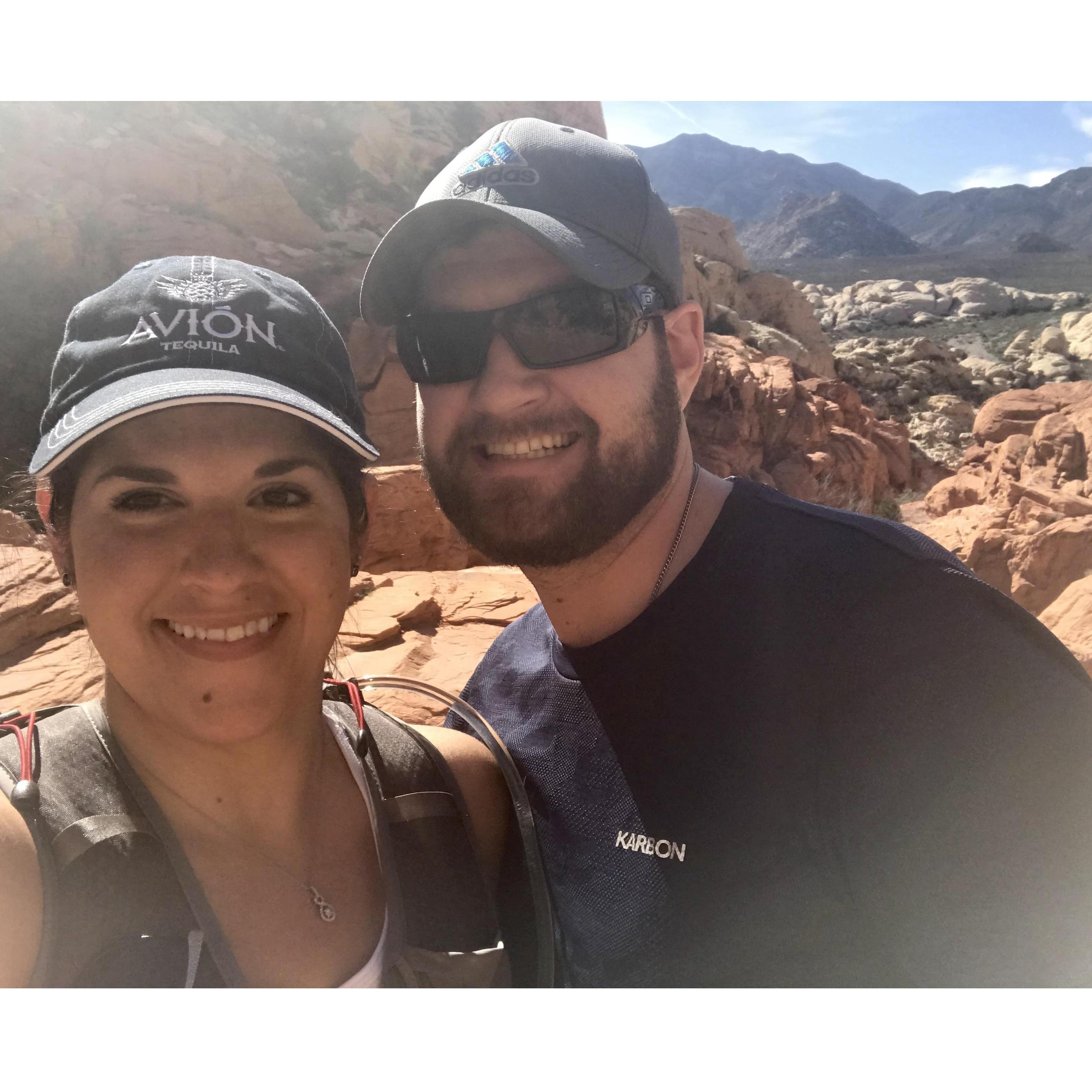 Hiking in Red Rock