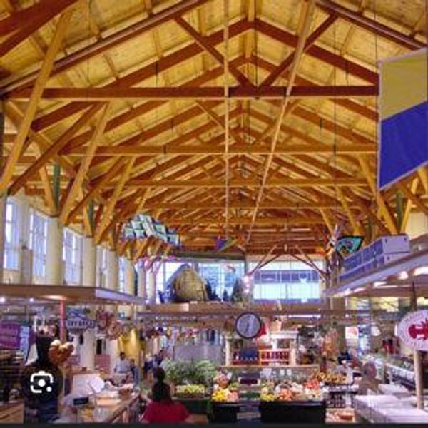 Portland public market lunch