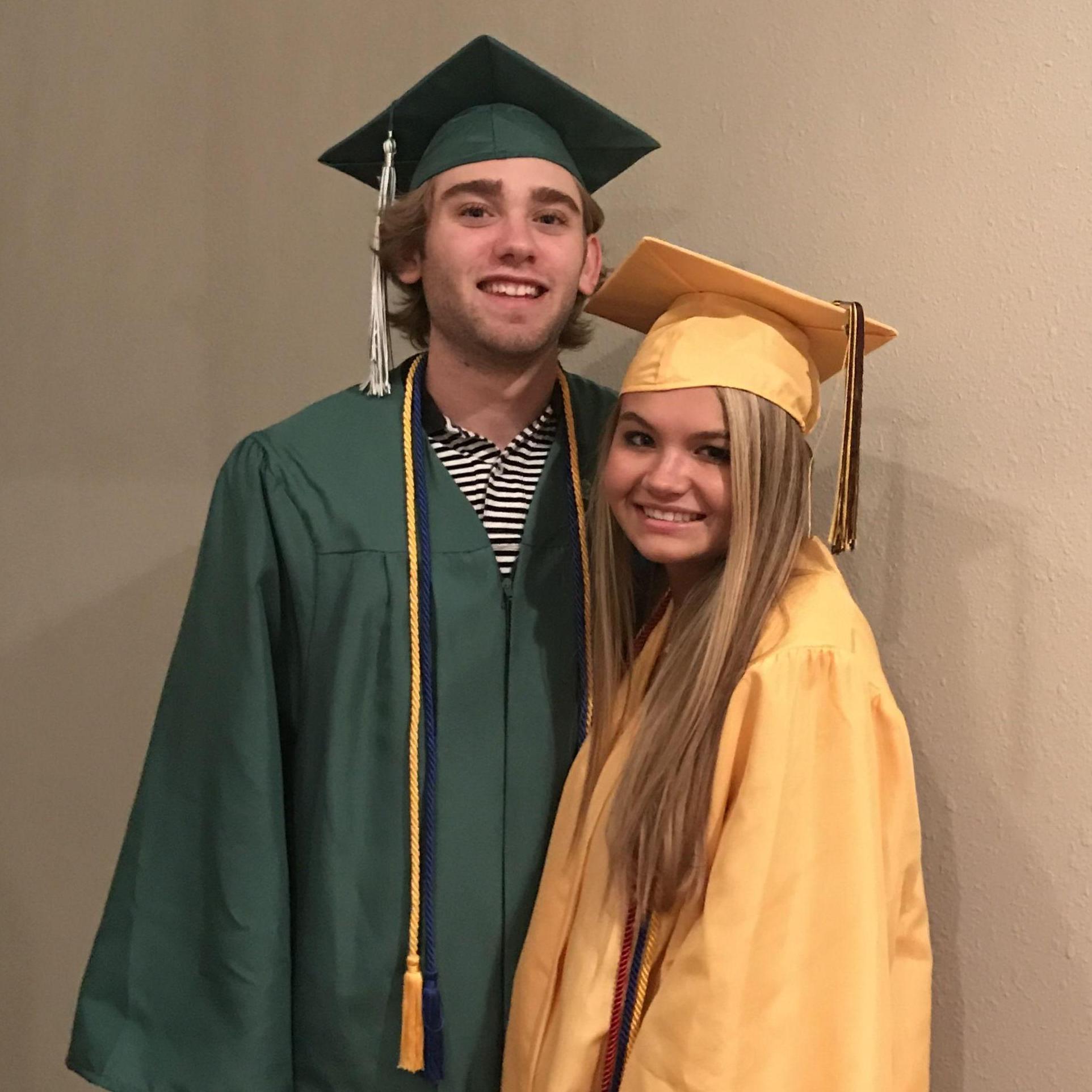 We graduated high school together!