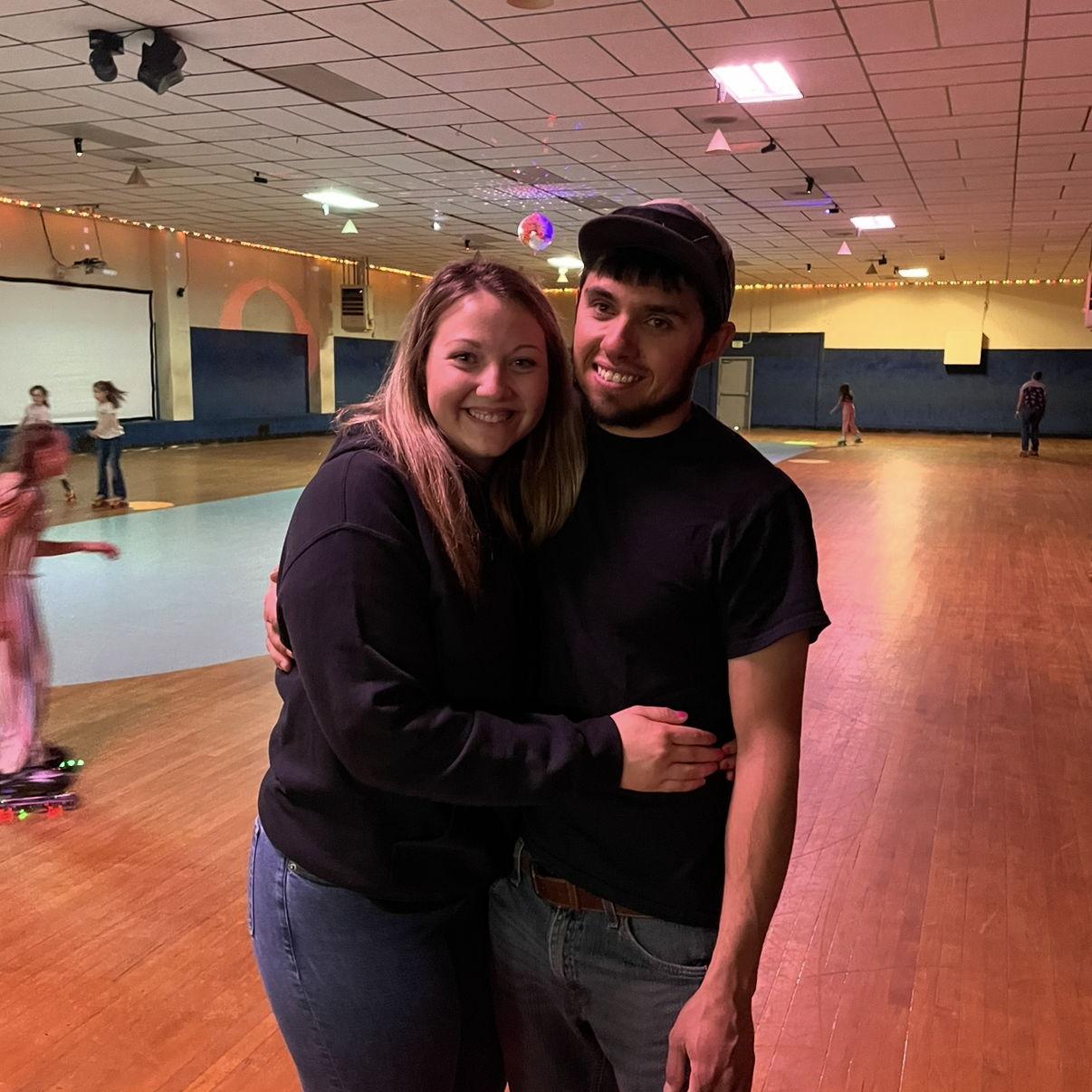 That one time I told Spencer I knew how to rollerskate. I, in fact, do not know how to rollerskate.