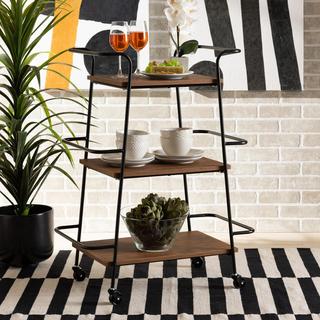 Bernard 3-Tier Mobile Bar Cart