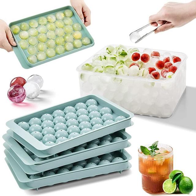 Ultrean Ice Cube Tray with Lid and Bin