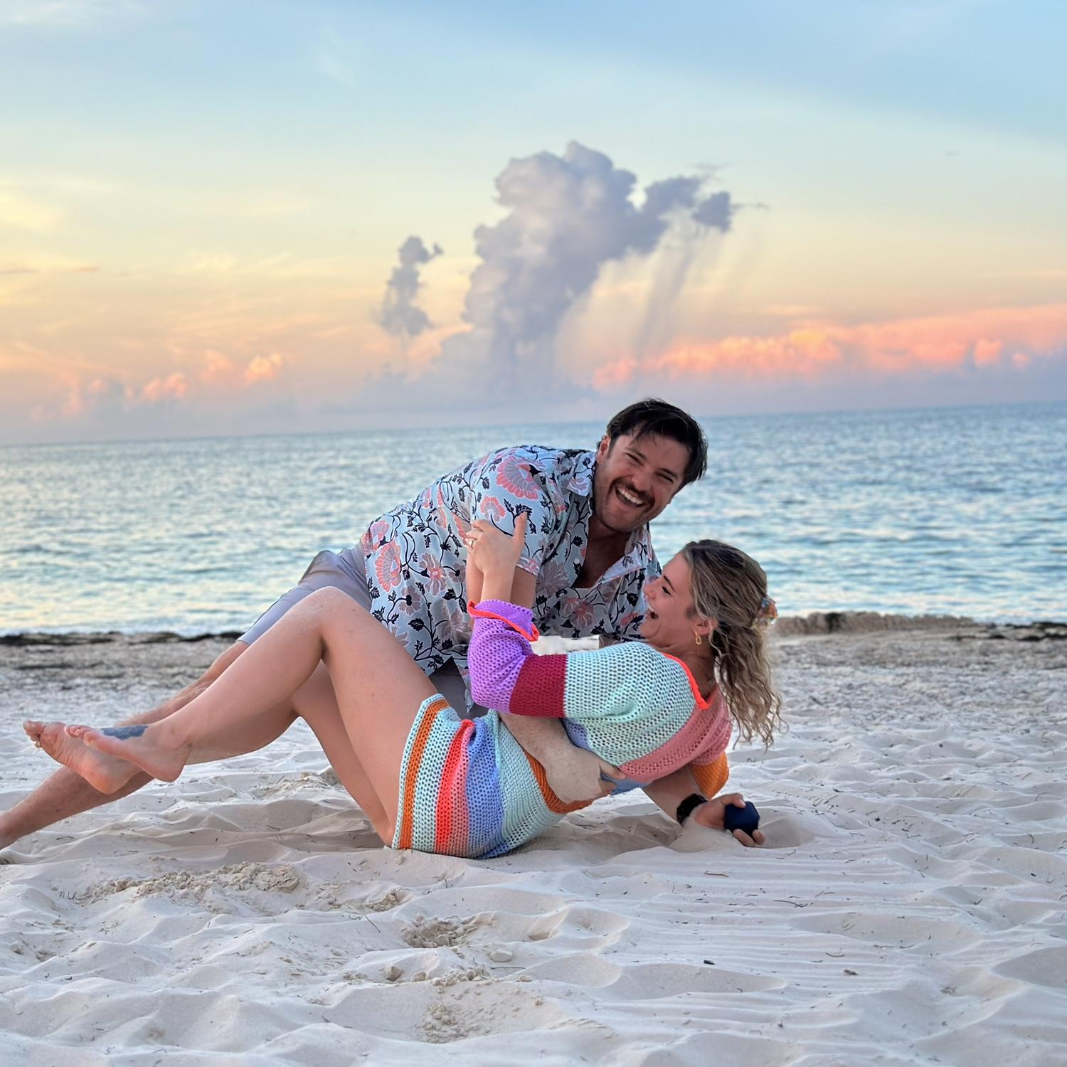 the moment Mel said “yes!”