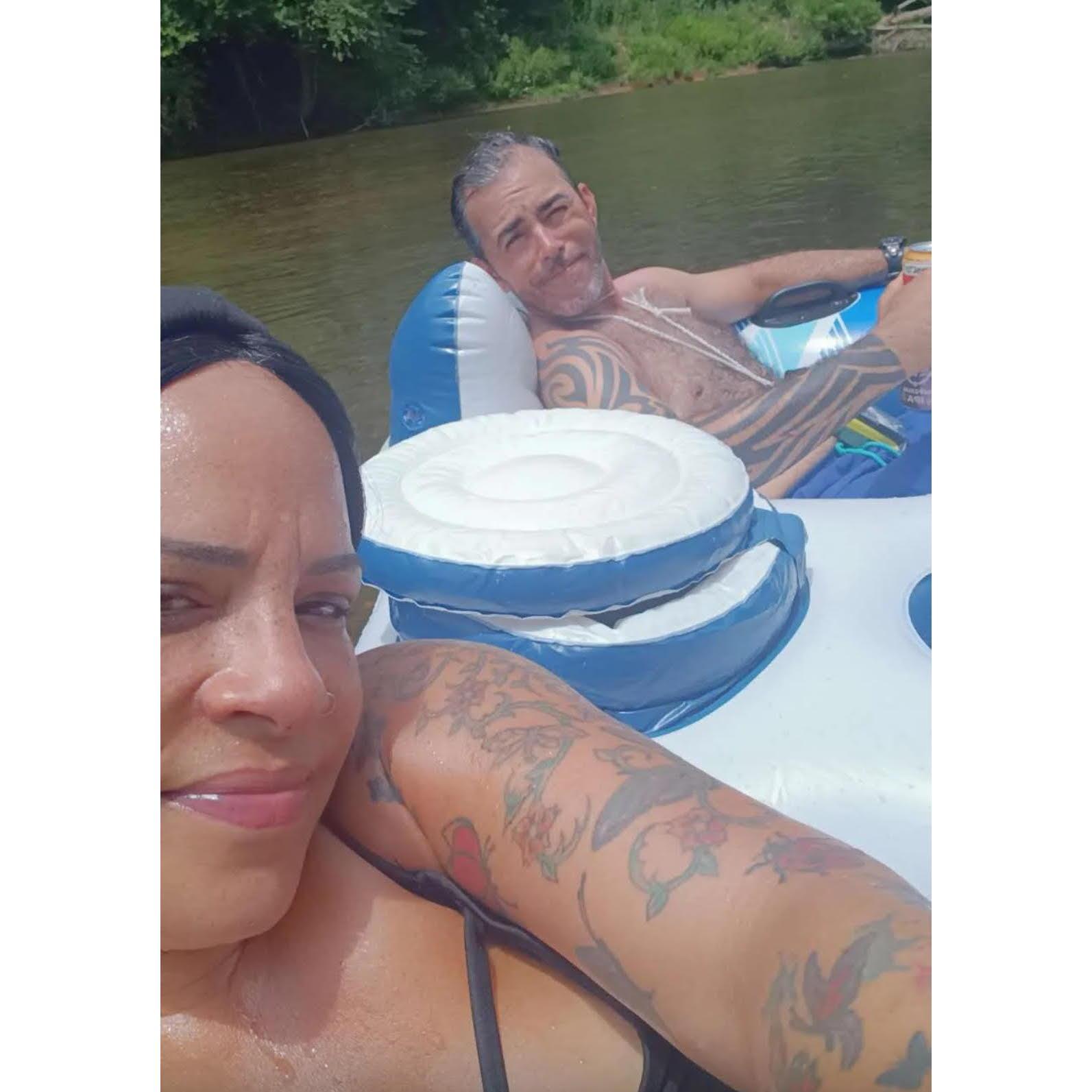 We love time on the water.  Tubing is one of our favorite things to do together.