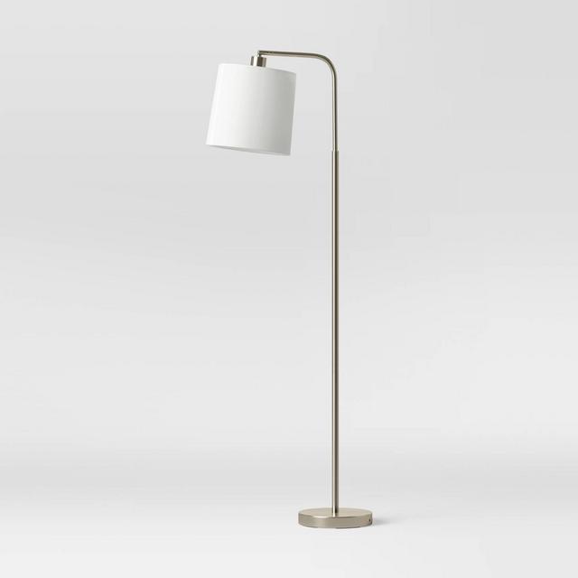 Task Shaded LED Floor Lamp Silver (Includes Energy Efficient Light Bulb)- Project 62™
