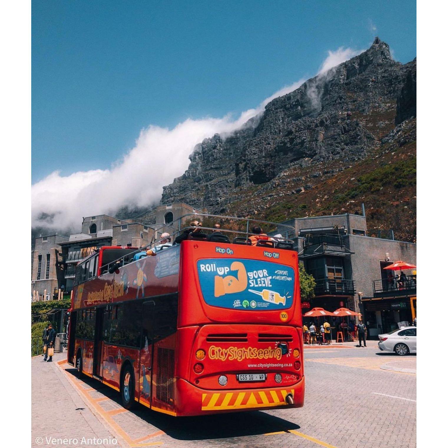 Table mountain via the red bus tour