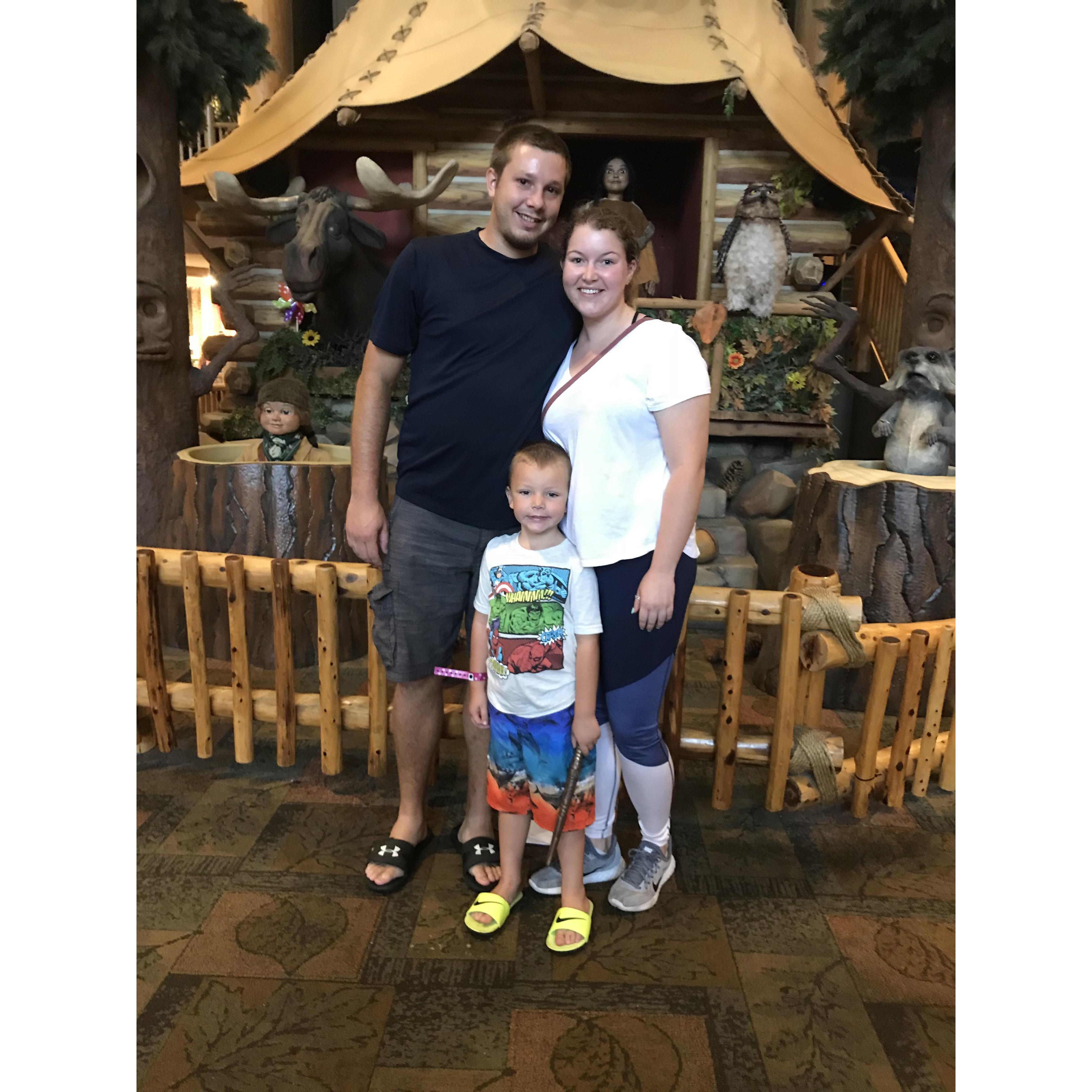 Our first family vacation - Great Wolf Lodge!
