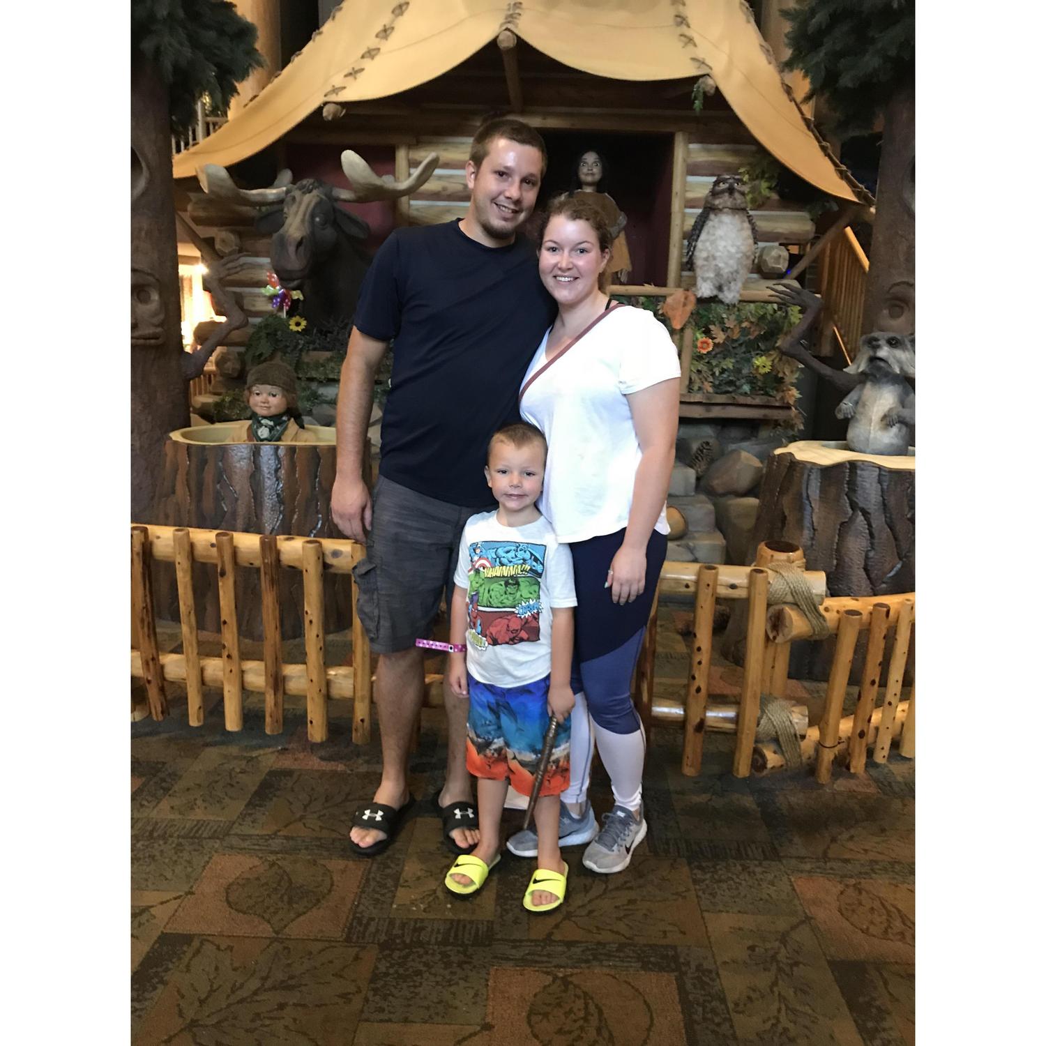 Our first family vacation - Great Wolf Lodge!