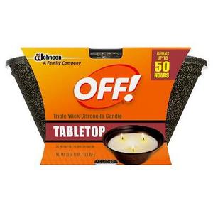 Off - OFF! Triple Wick Citronella Candle 23oz