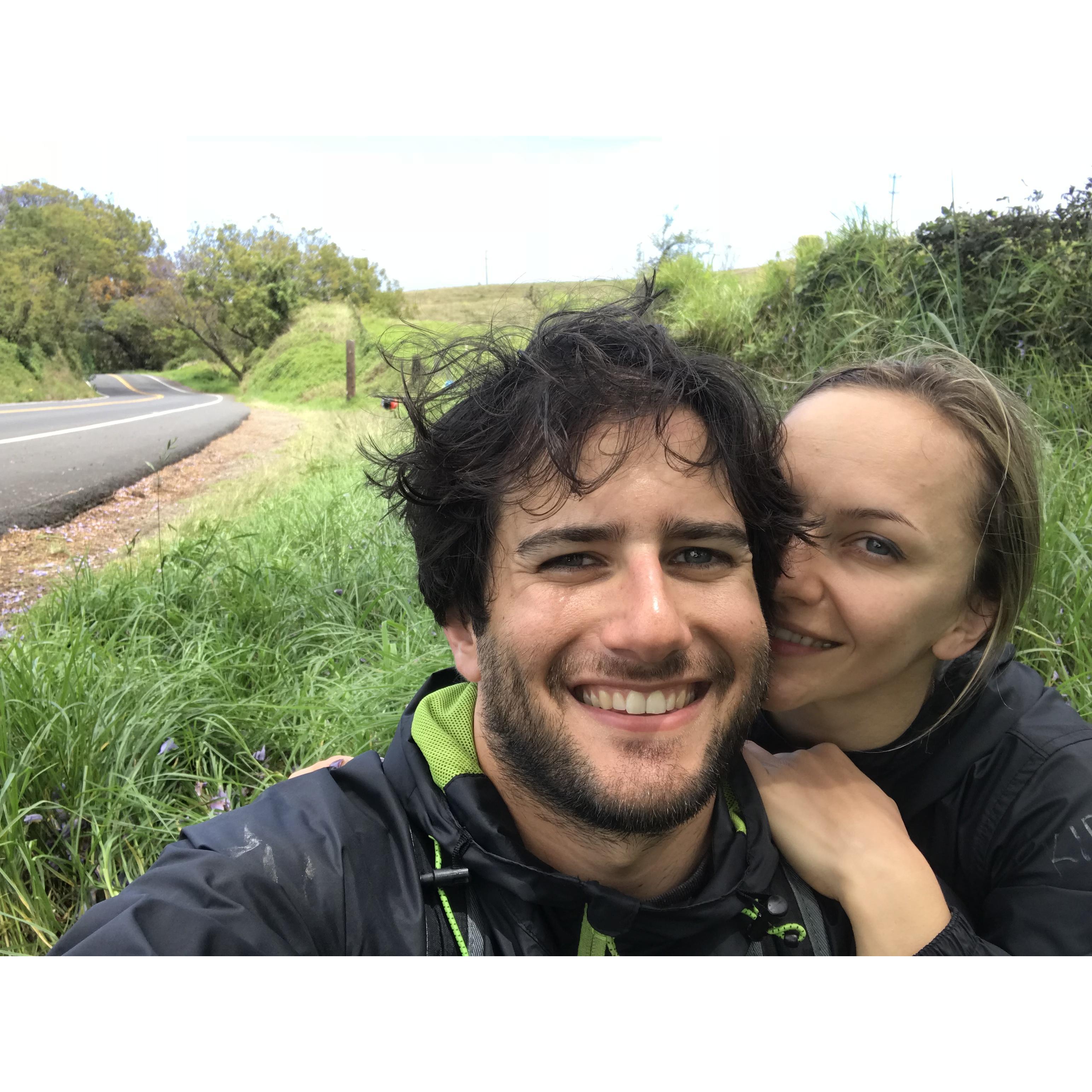 Our first big adventure together in Maui, Hawaii