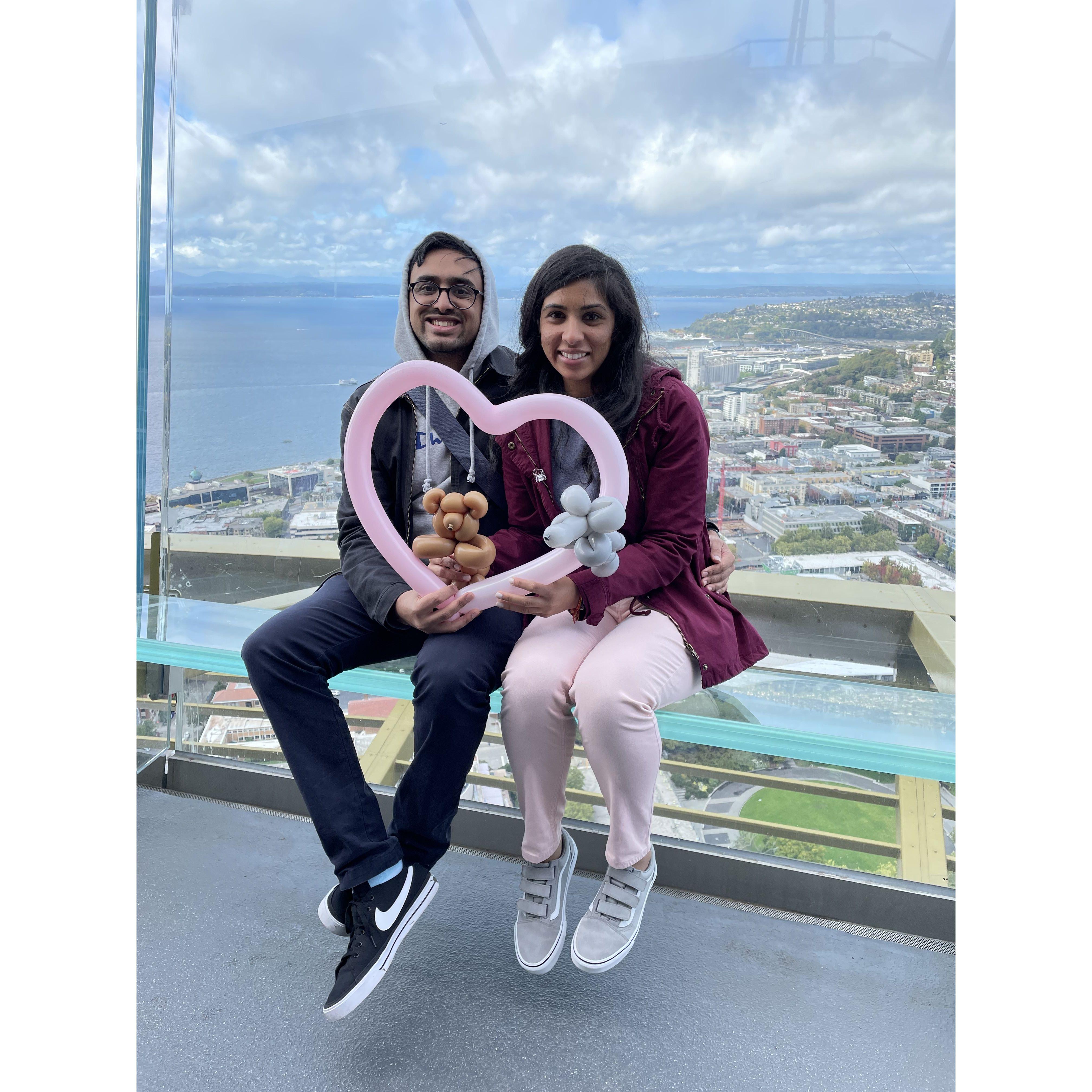 Our first trip as a couple to Seattle, WA.